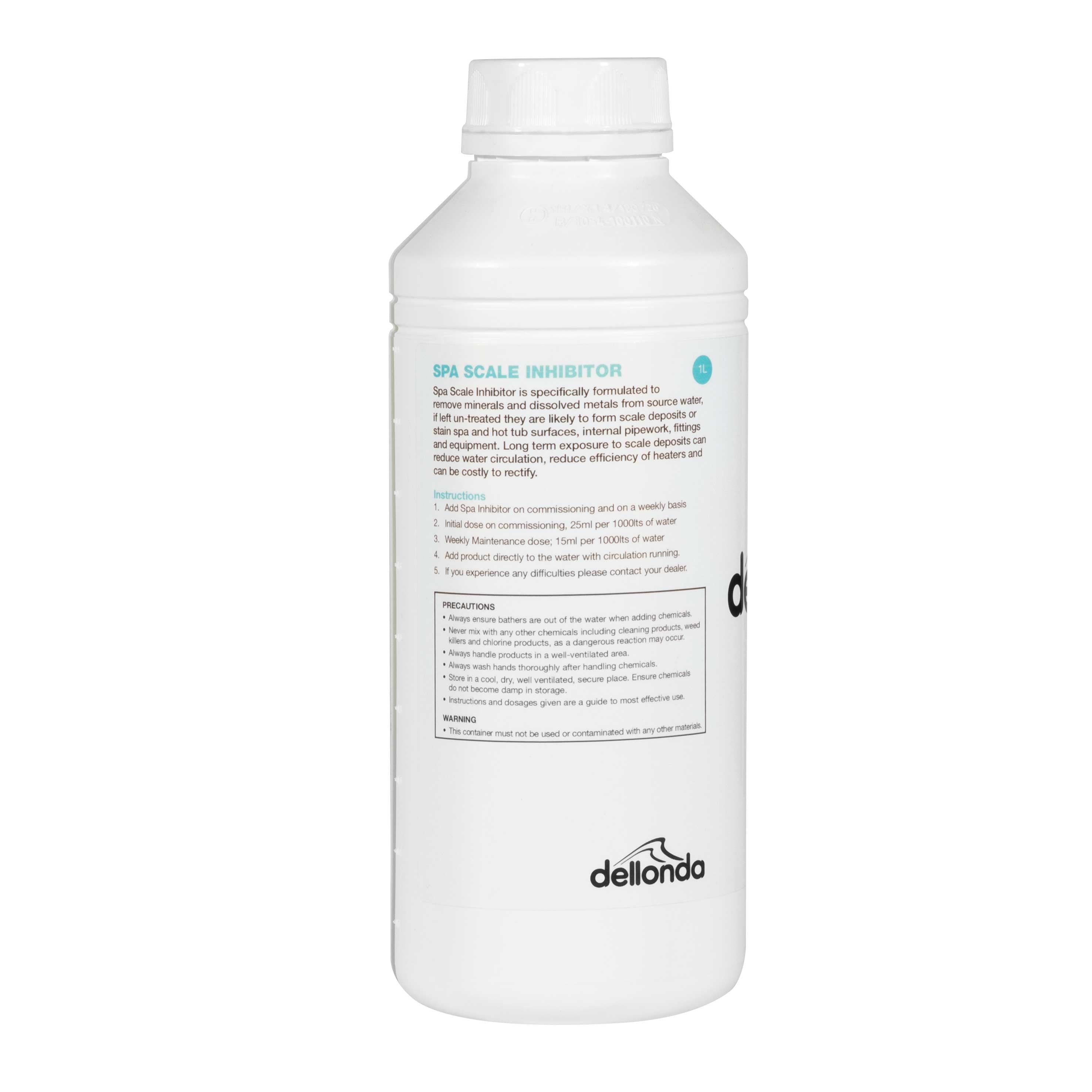 Hot Tub/Spa Scale Inhibitor - 1 Litre - DL59 - Dellonda