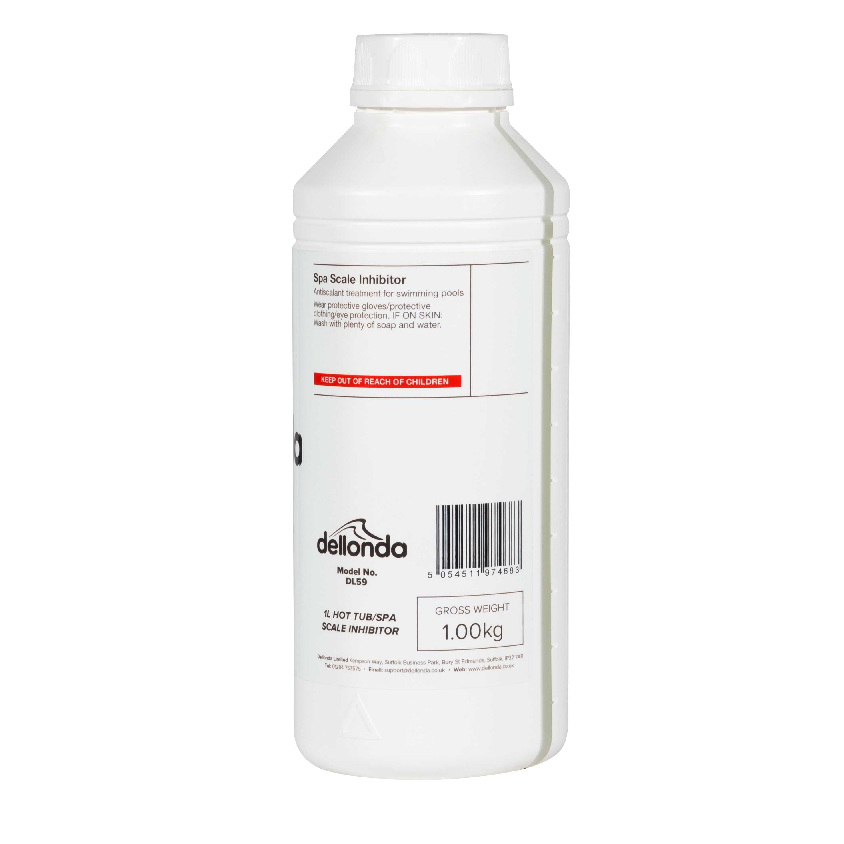 Hot Tub/Spa Scale Inhibitor - 1 Litre - DL59 - Dellonda