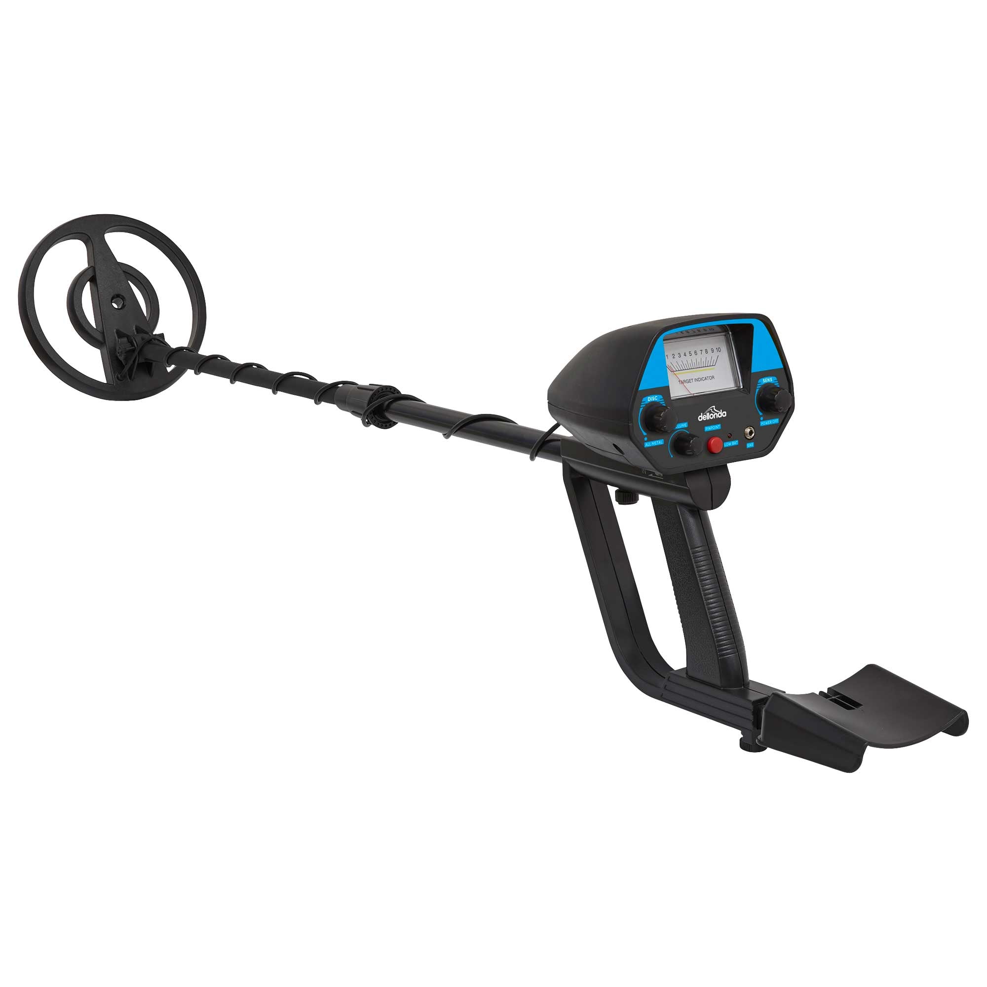 Lightweight Adults Metal Detector with High Accuracy Pinpoint Function - DL6 - Dellonda