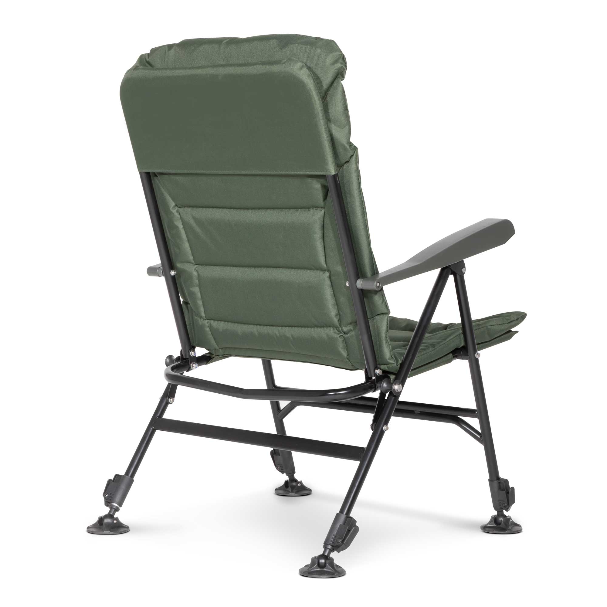 Dellonda Portable Fishing/Camping Chair, Reclining, Adjustable Height, Water Resistant, Foldable - Dellonda