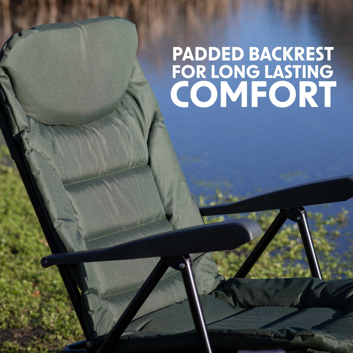 Fishing Chair Swivel Fishing Chair Foldable Reclining with