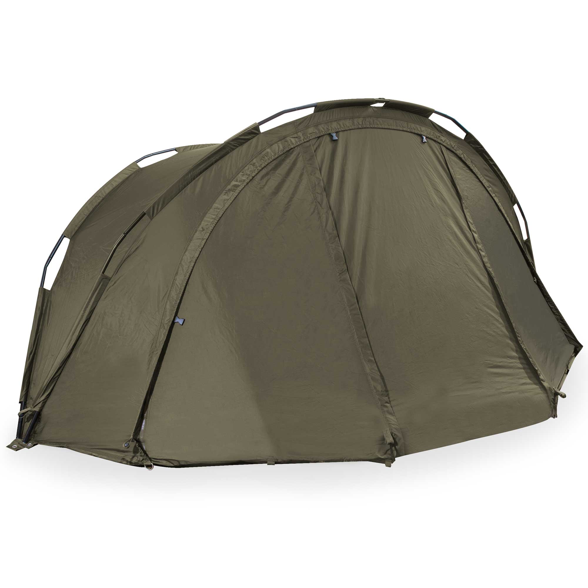 Fishing Bivvy Tent, 2-Person, UV Protection Quick Assembly Pre-Threaded Poles - DL76