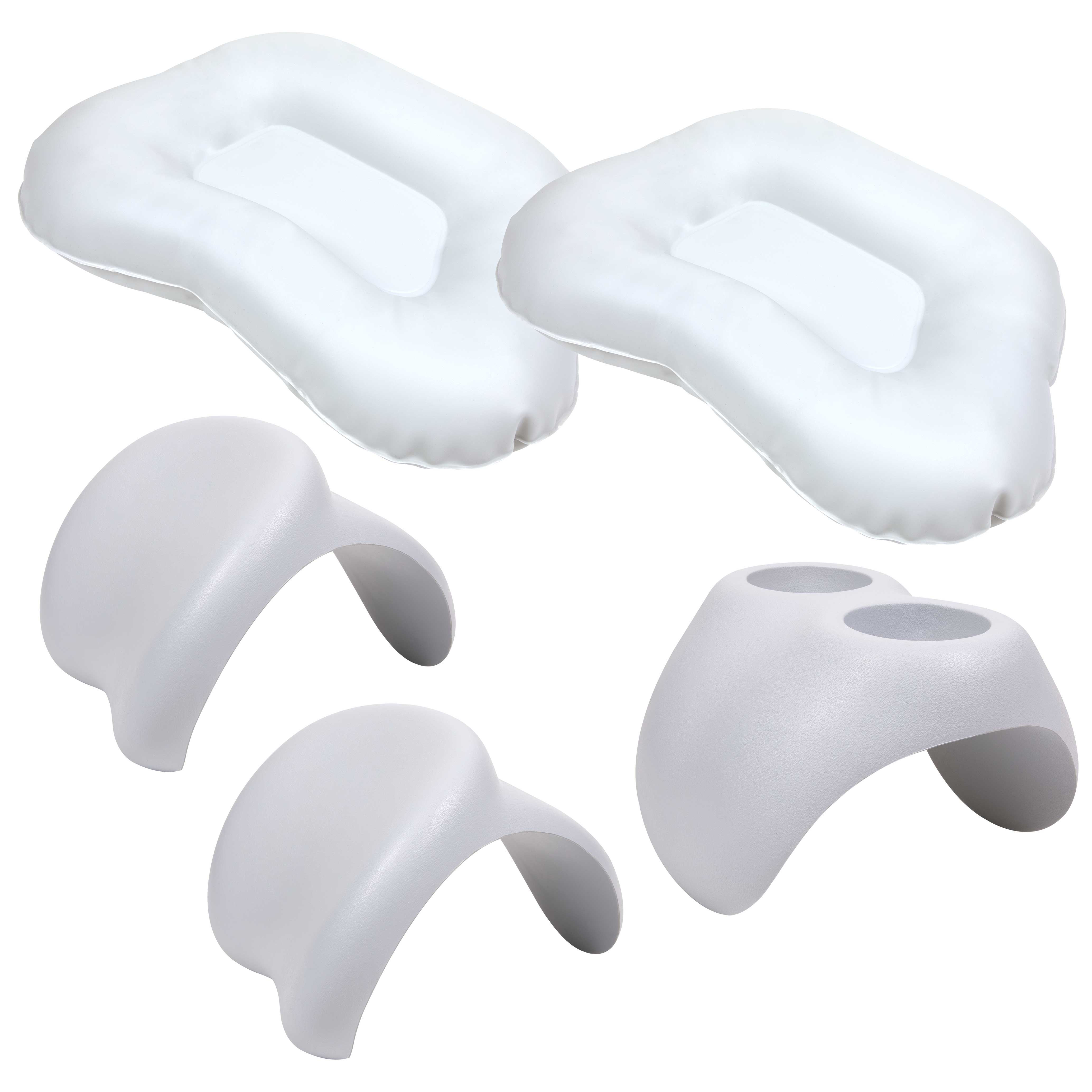 Hot Tub/Spa Comfort Pack - Drinks Holder & 2 x Headrests & Inflatable Cushions - DL96 - Dellonda